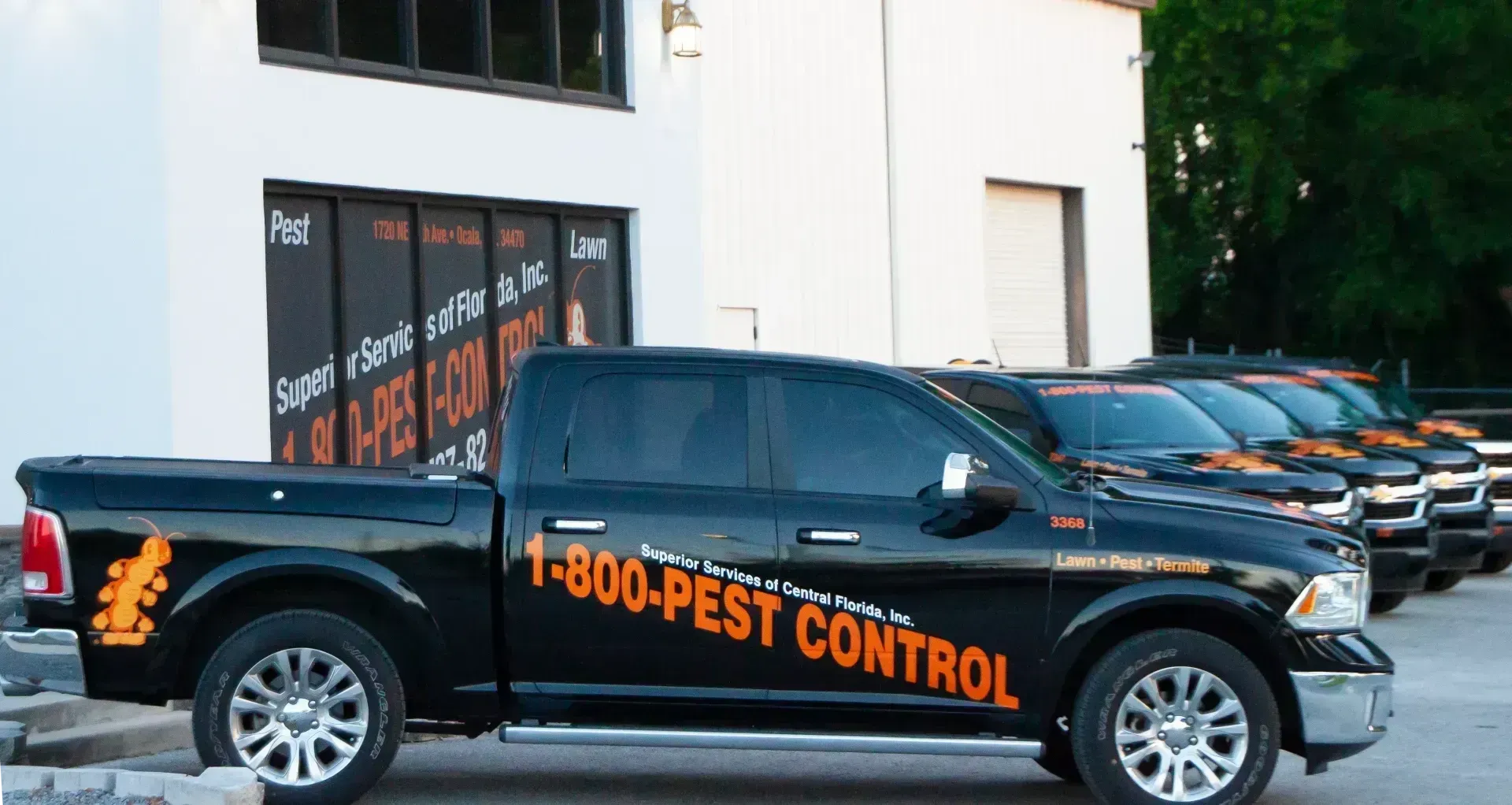 Superior Services fleet serving Ocala and Central Florida